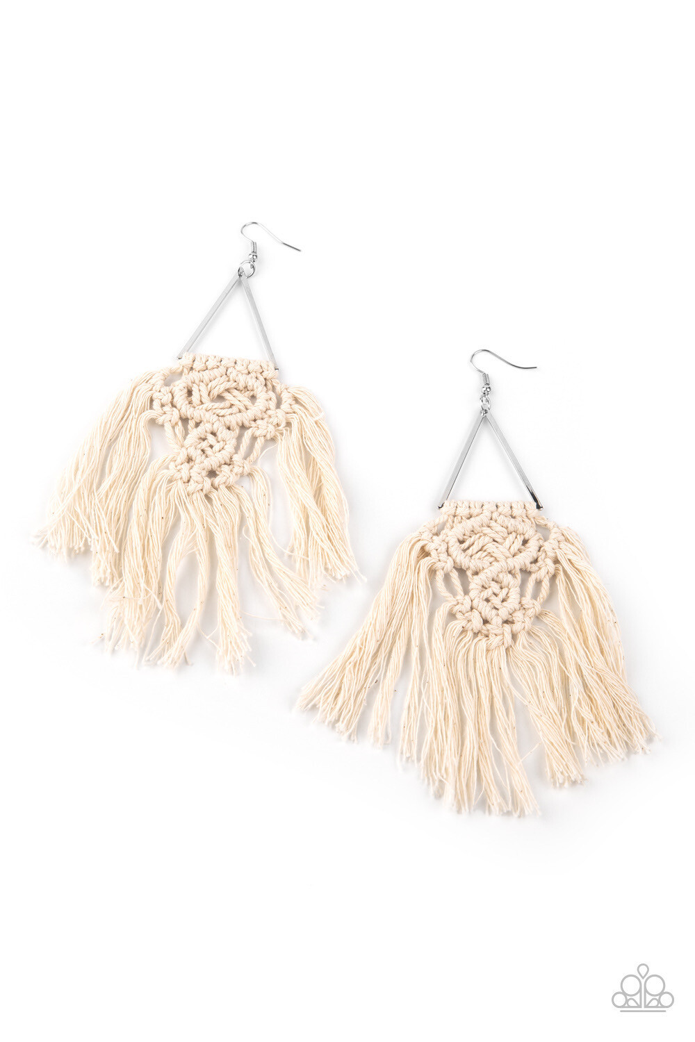 Paparazzi-Modern Day Macrame-White