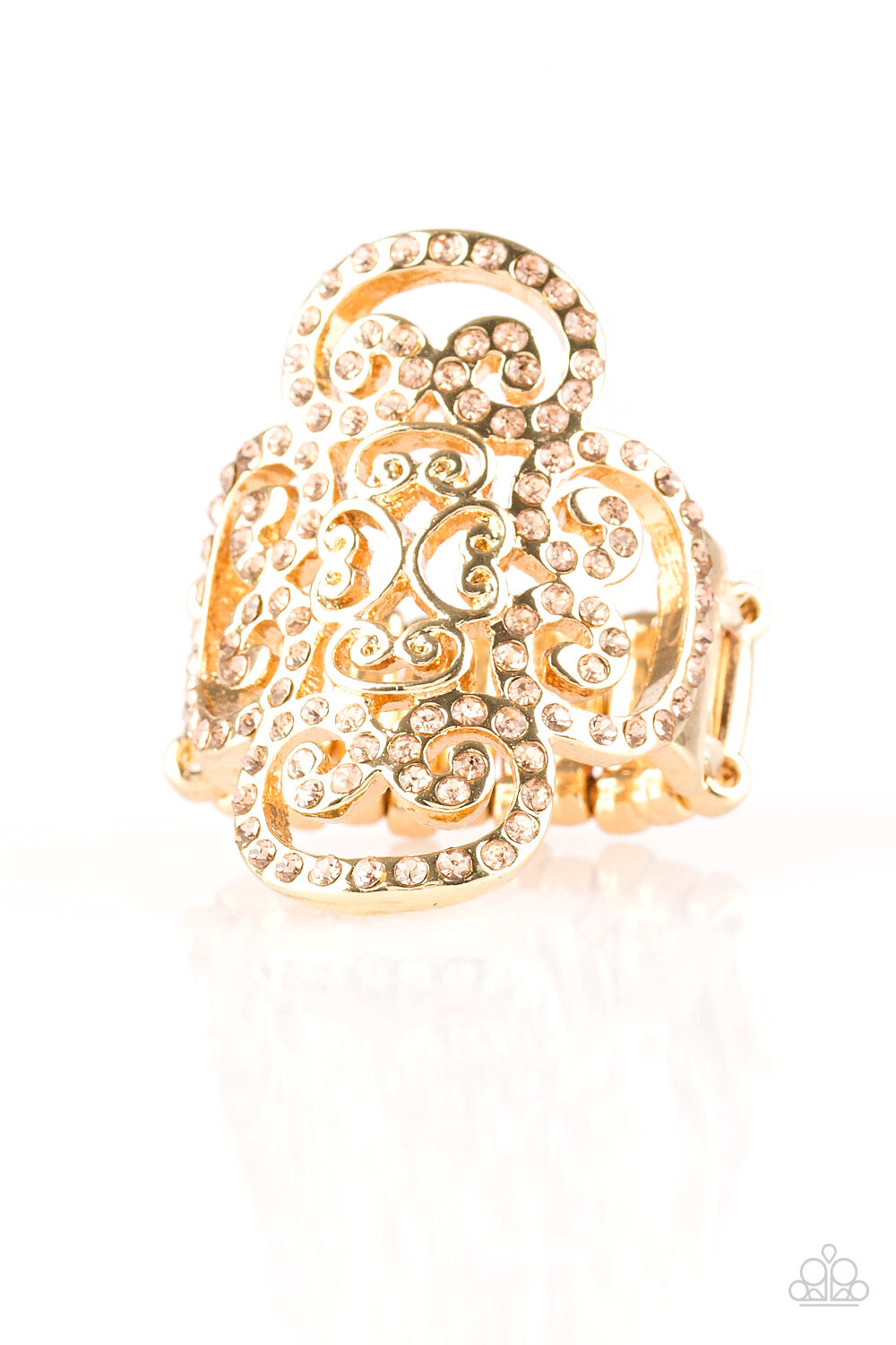 Paparazzi-Regal Regalia-Gold Ring