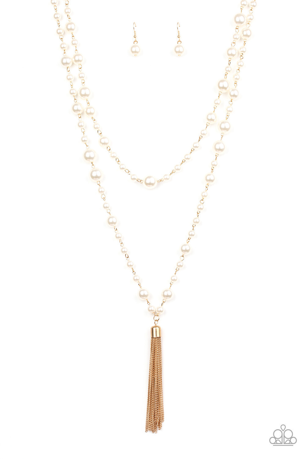 Paparazzi-Social Hour-Gold Pearls