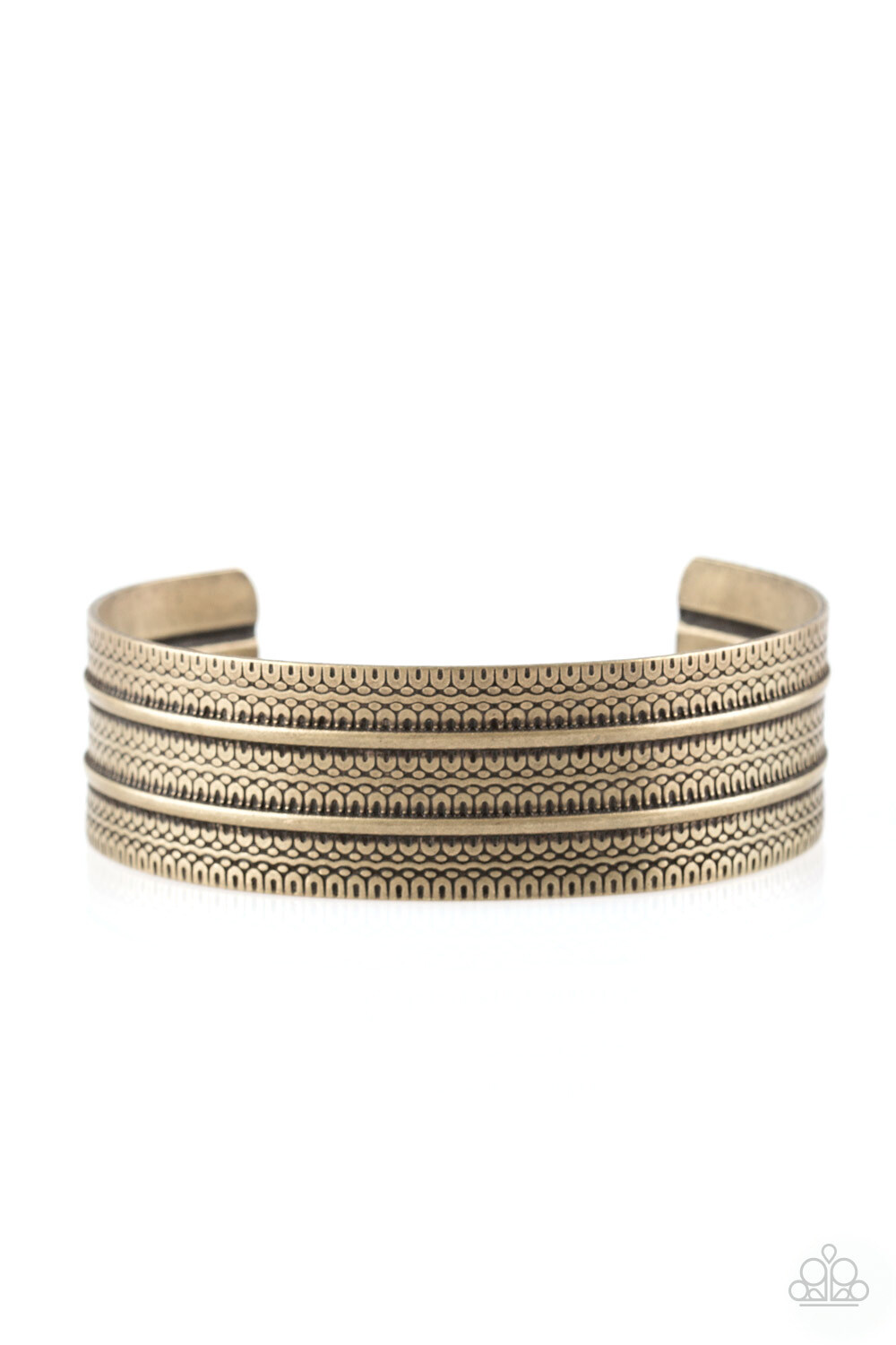 Paparazzi-Absolute Amazon-Brass Cuff