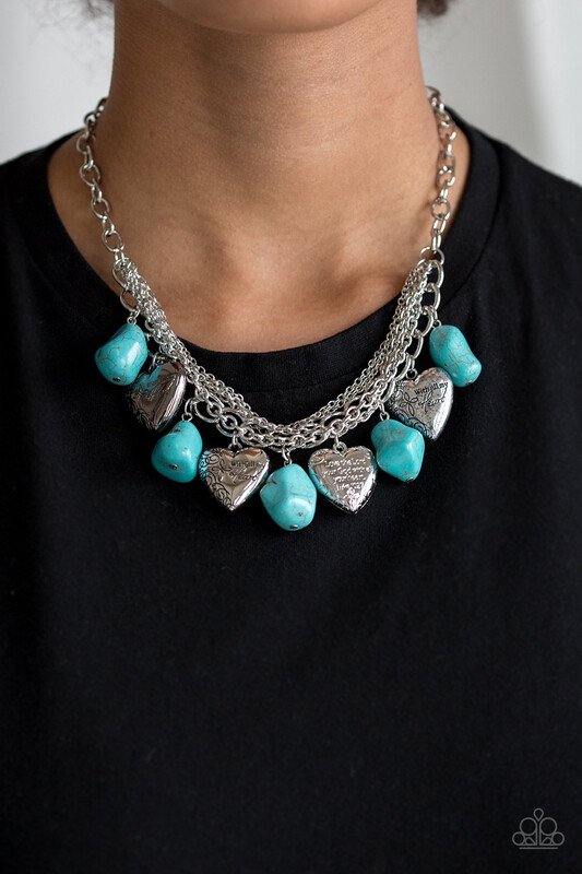 Paparazzi-Change of Heart-Blue (Turquoise)