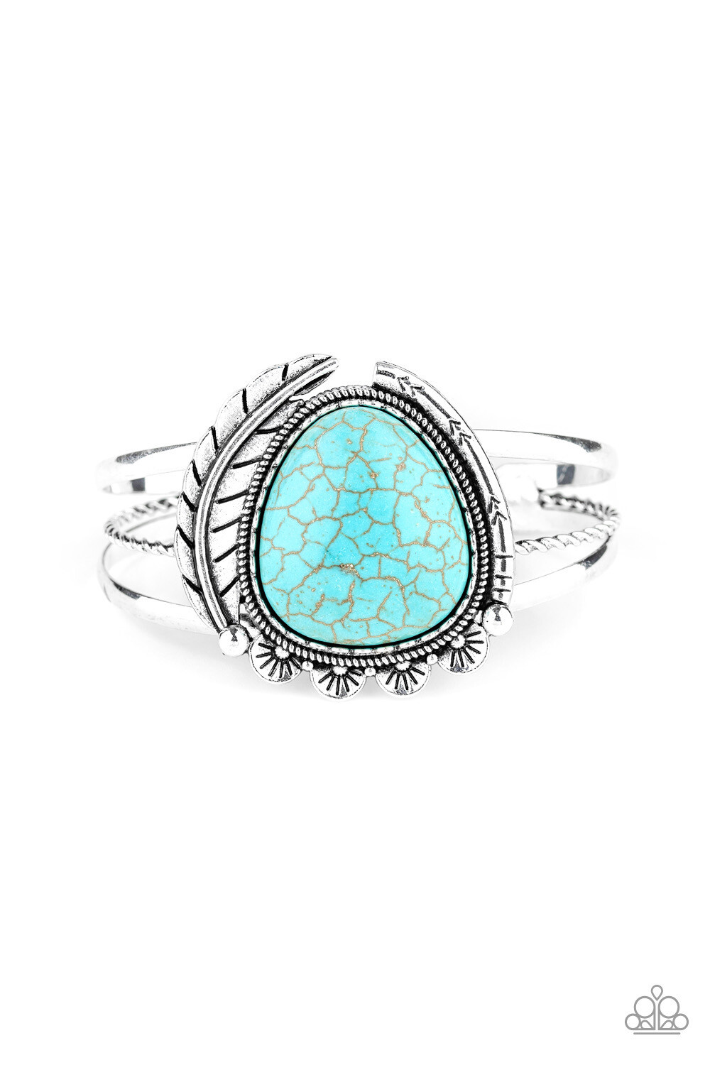 Paparazzi-Nature’s Bounty-Blue (Turquoise) Cuff