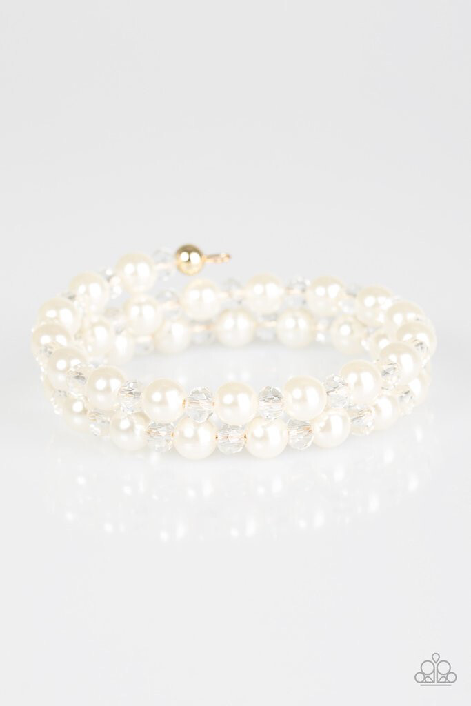 Paparazzi-Modestly Modest-Pearl Bracelet 