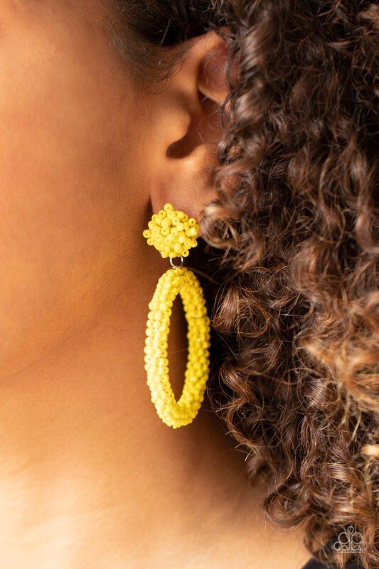 Paparazzi-Be All You Can Bead-Yellow