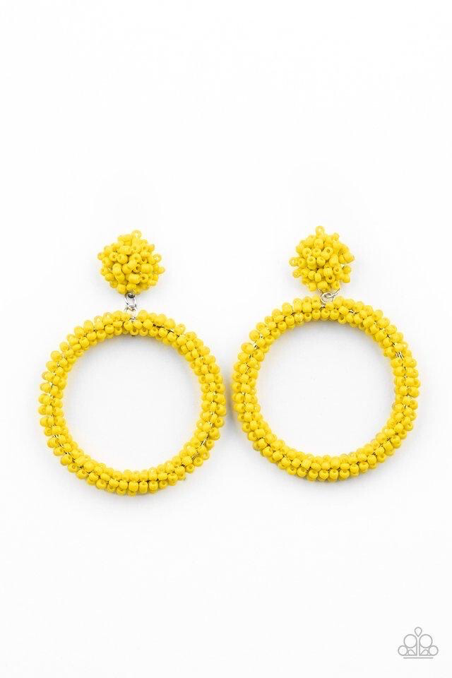 Paparazzi-Be All You Can Bead-Yellow