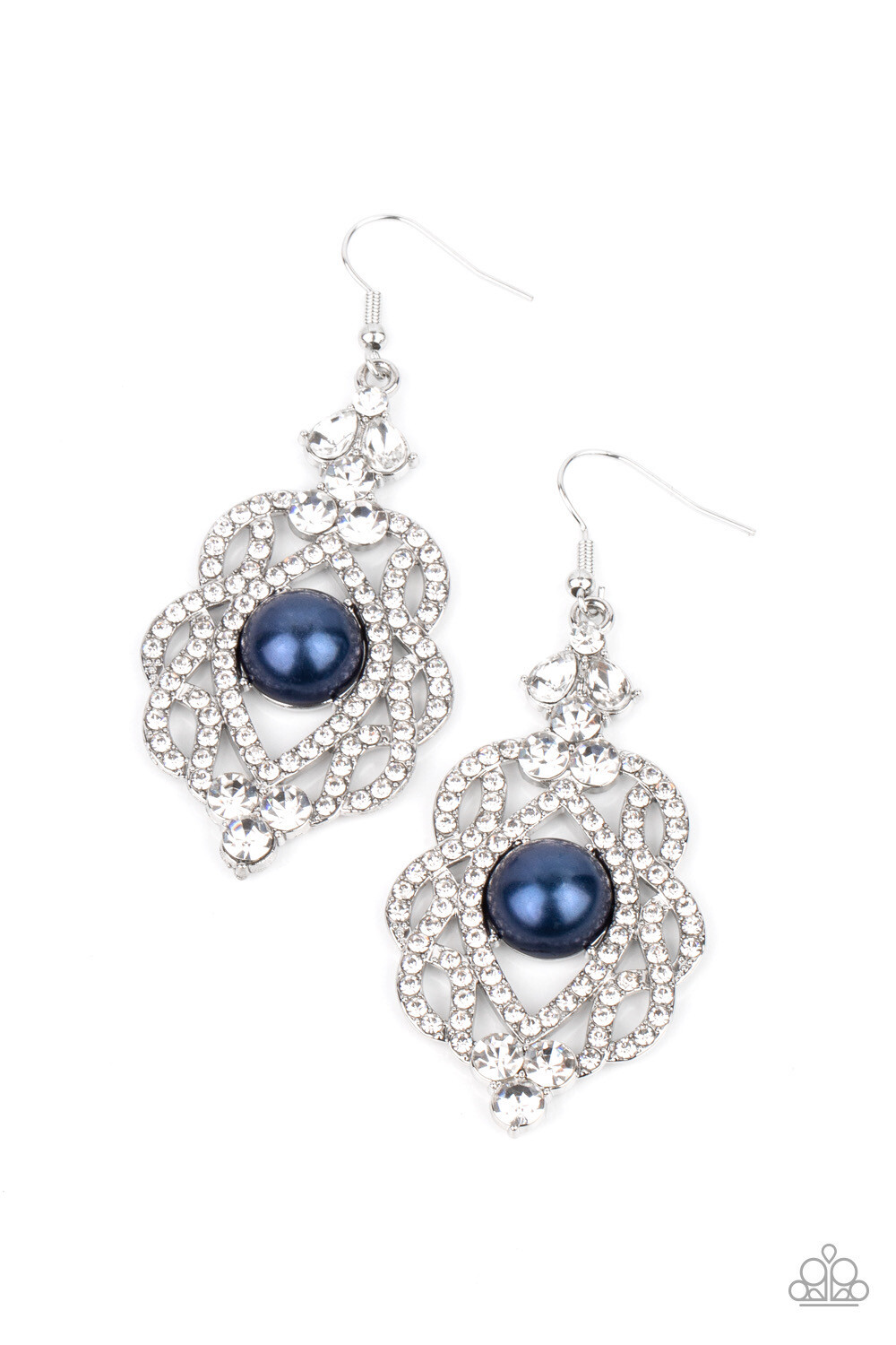 Paparazzi-Rhinestone Renaissance-Blue  Pearl