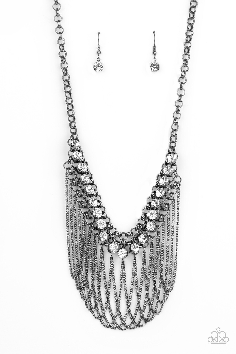 Paparazzi-Flaunt Your Fringe - Black Gummetal