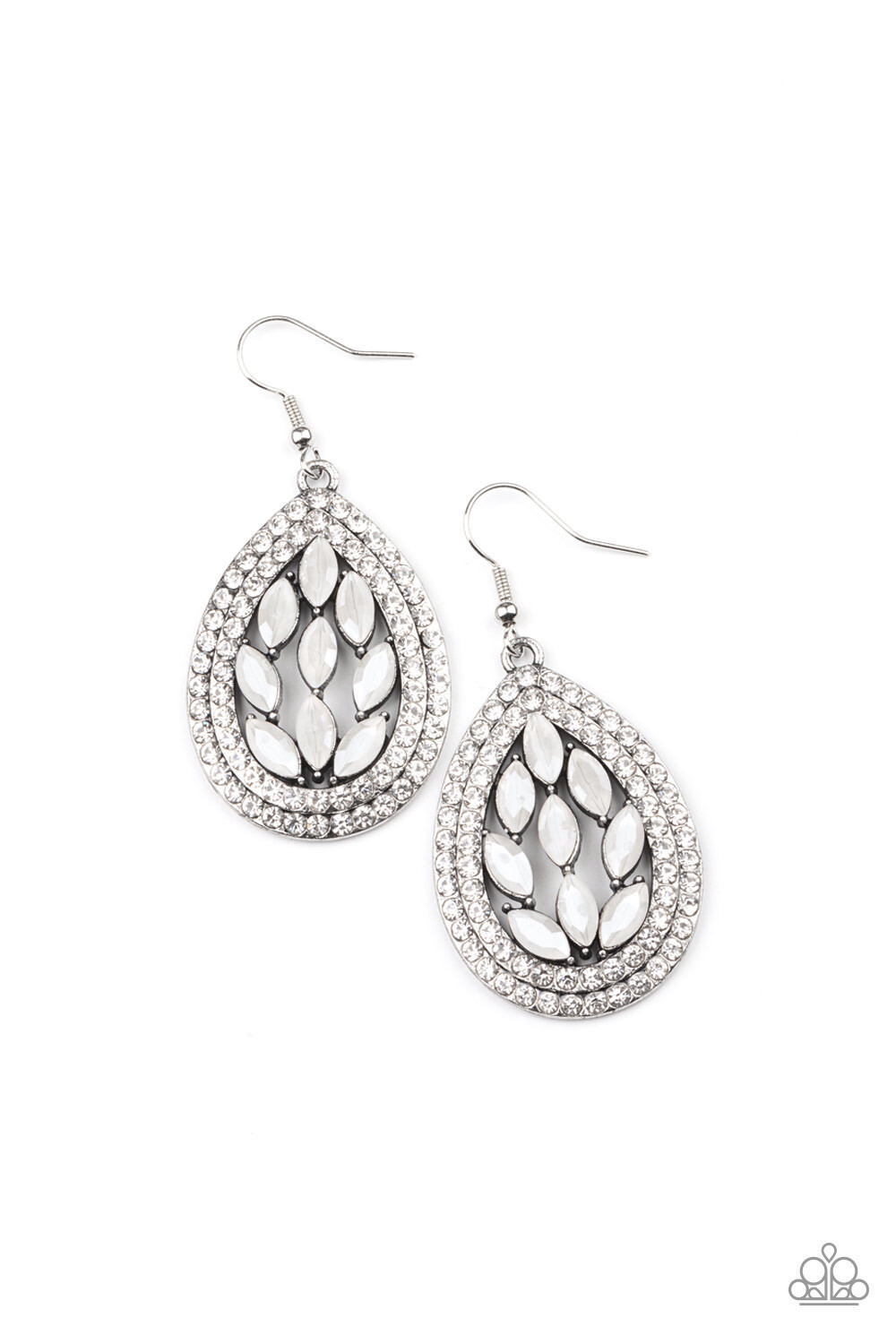 Paparazzi-Encased Elegance-White