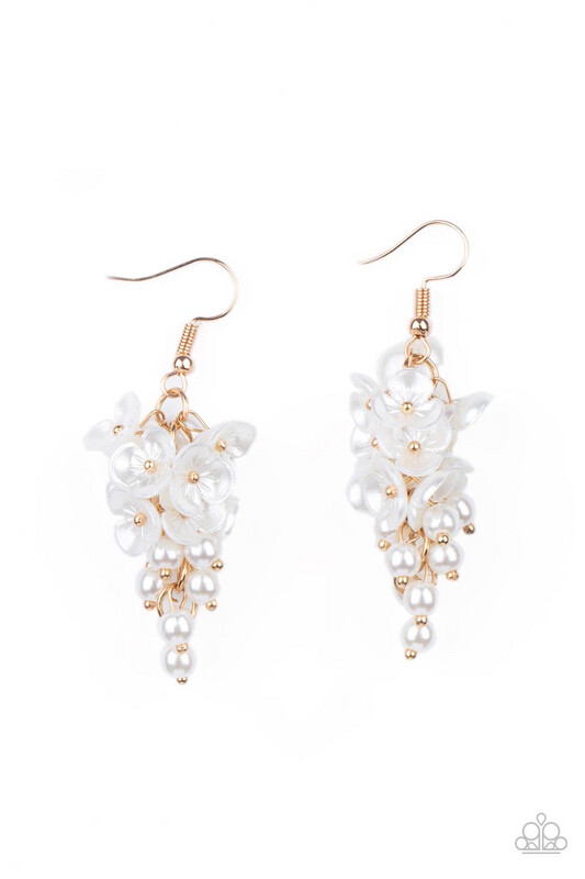 Paparazzi-Bountiful Bouquets-Gold Life Of The Party Exclusives June 2021