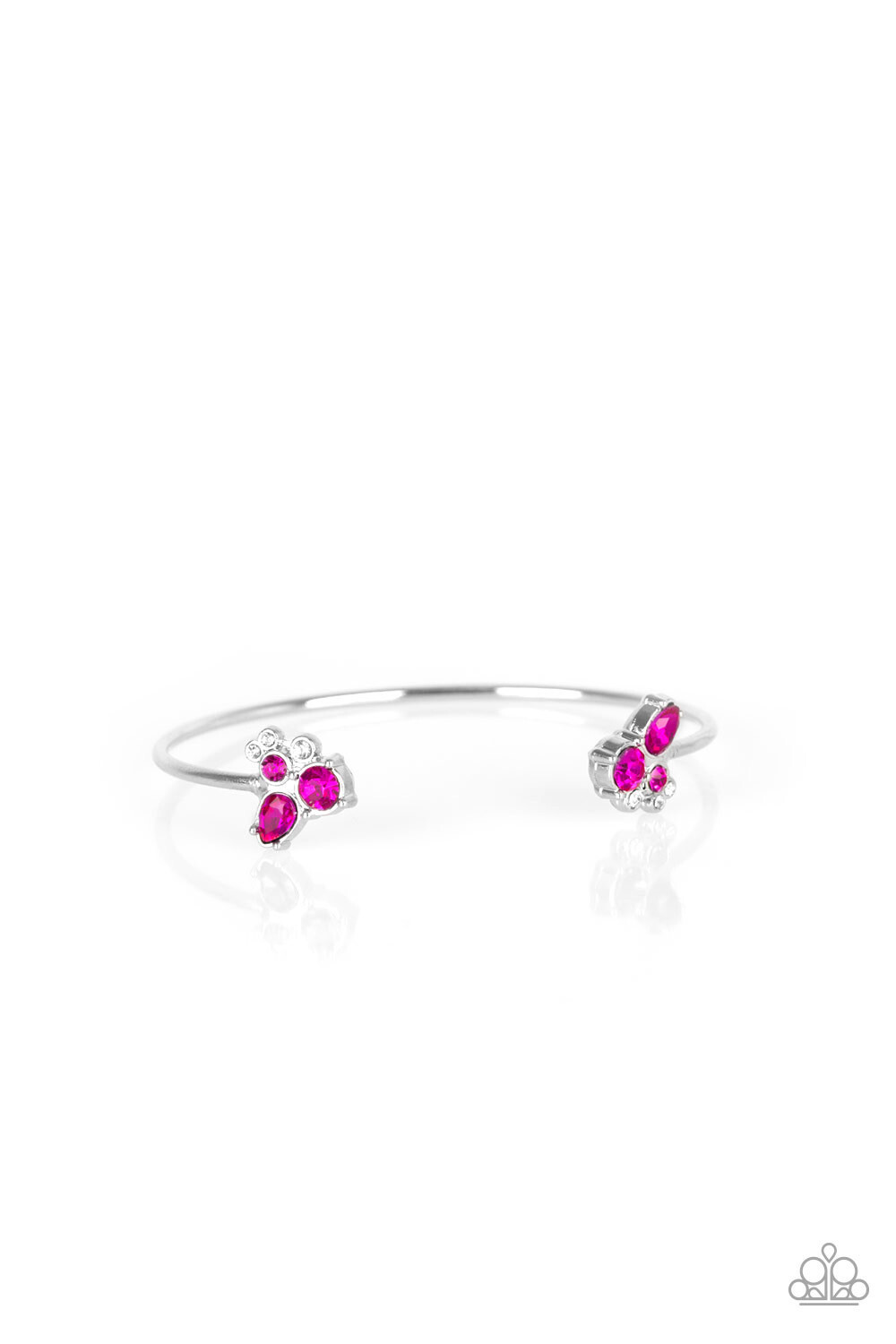 Paparazzi-Going For Glitter-Pink Cuff