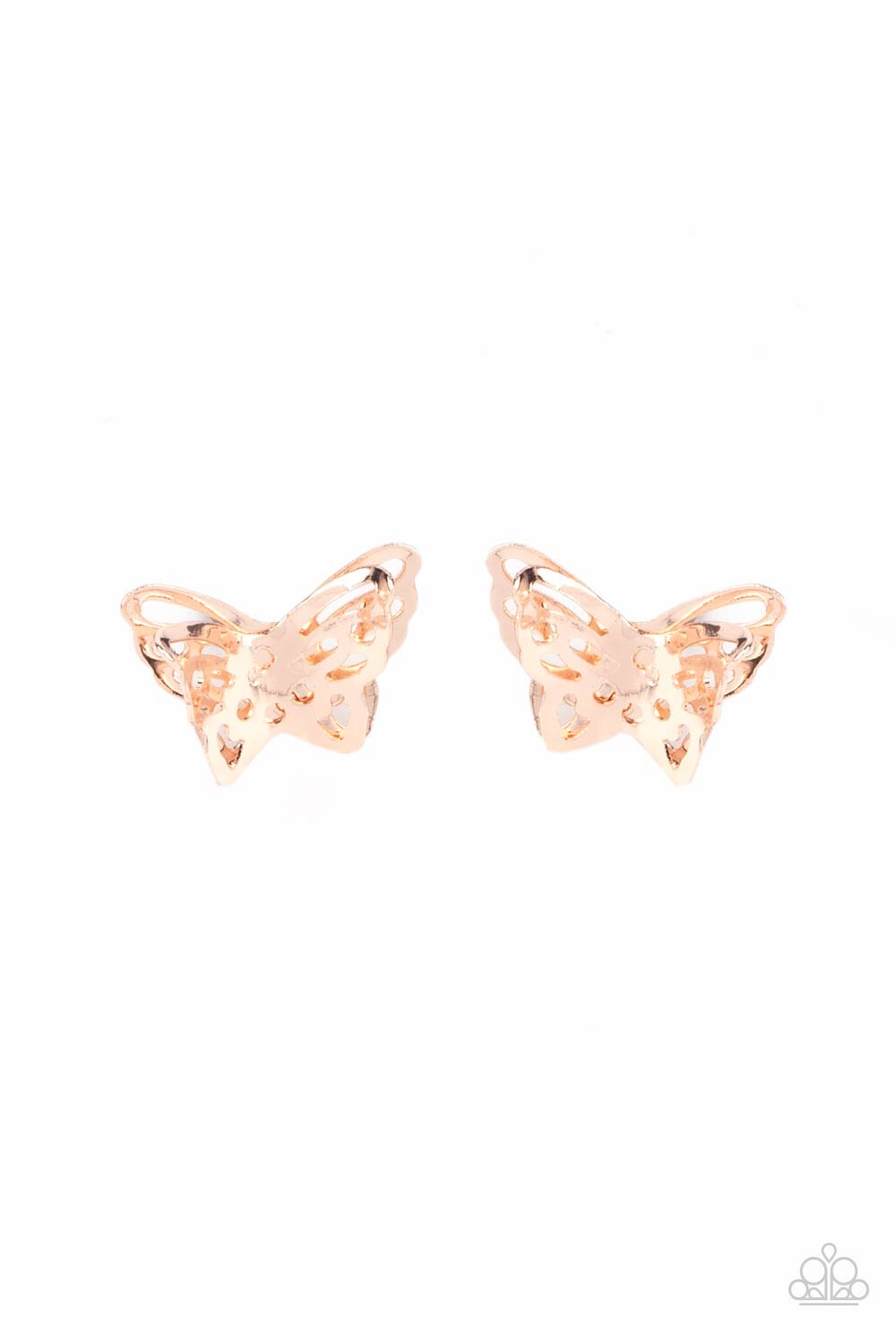 Paparazzi-Flutter Fantasy-Rose Gold Butterfly