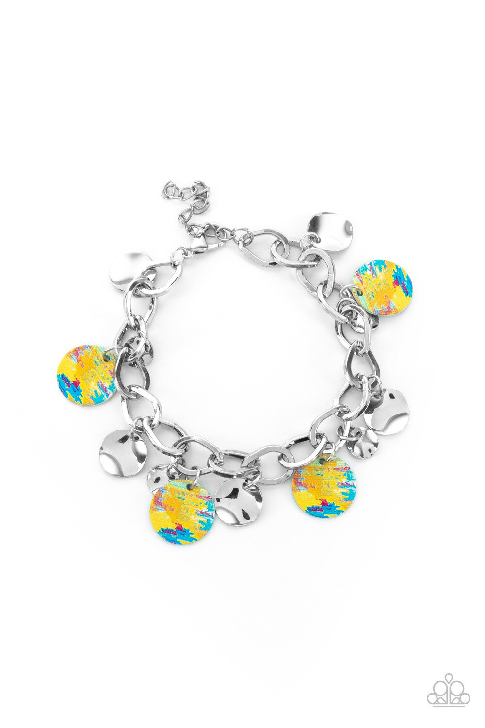 Paparazzi-Teasingly Tie Dye-Yellow