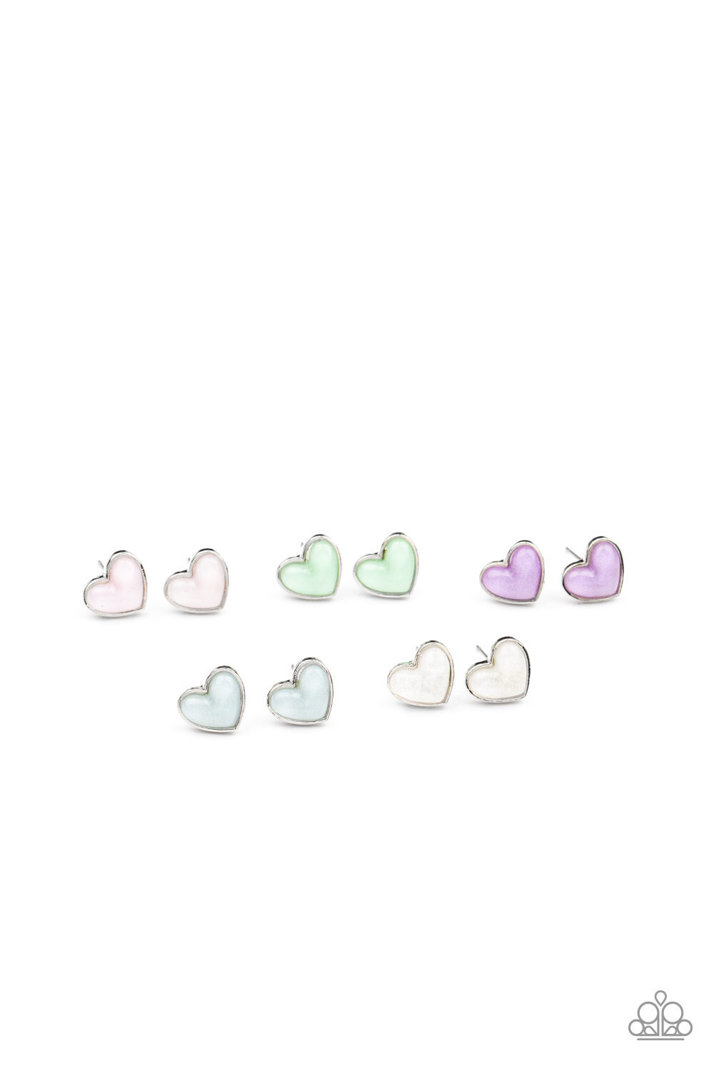 Starlet Shimmer-Assorted Heart Earrings
