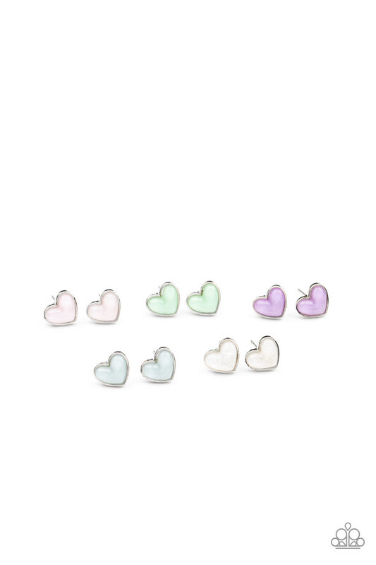Starlet Shimmer-Assorted Heart Earrings