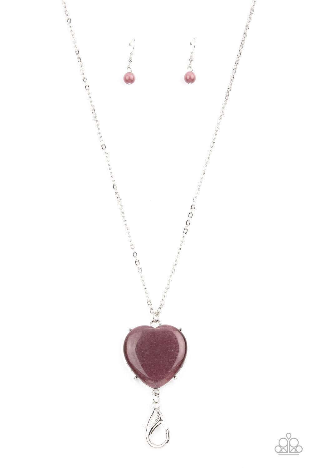 Paparazzi-Warmhearted Glow-Purple Lanyard