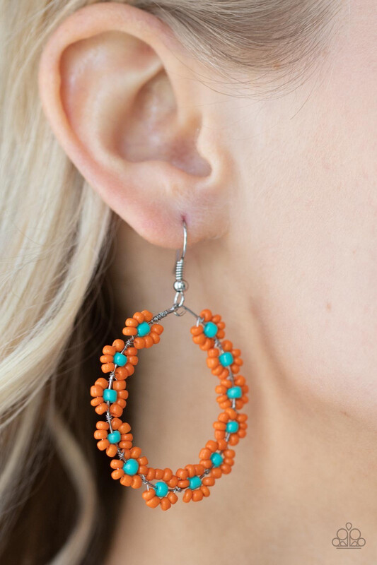 Paparazzi-Festively Flower Child-Orange