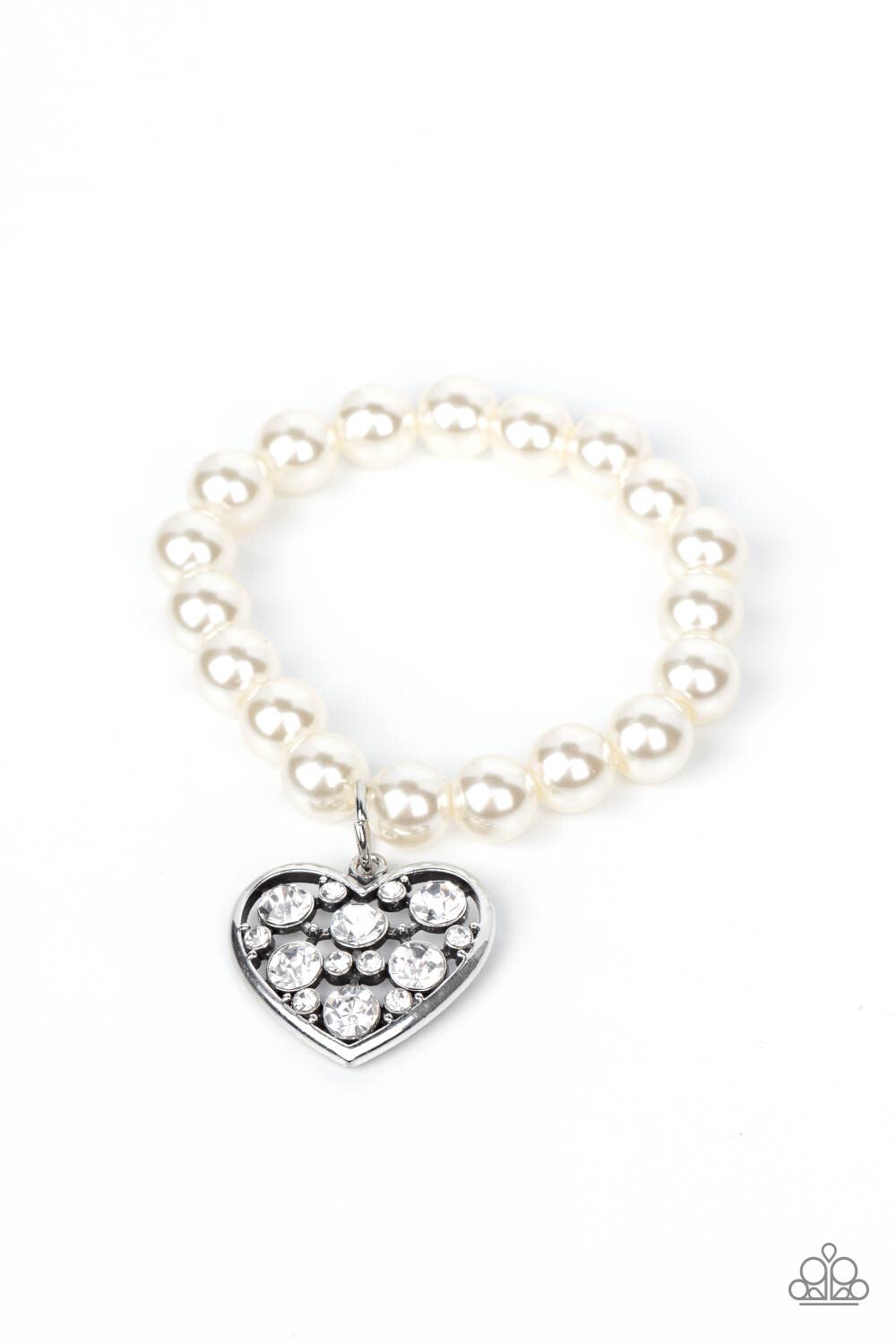 Paparazzi-Cutely Crushing - White