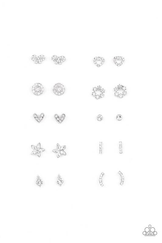 Starlet Shimmer-Assorted White Rhinestone