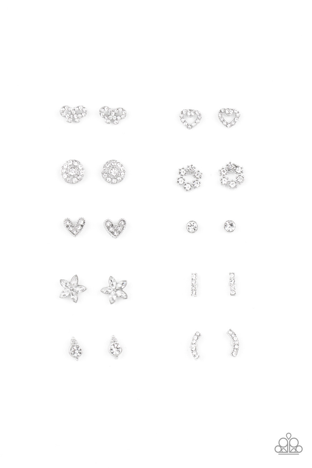 Starlet Shimmer-Assorted White Rhinestone