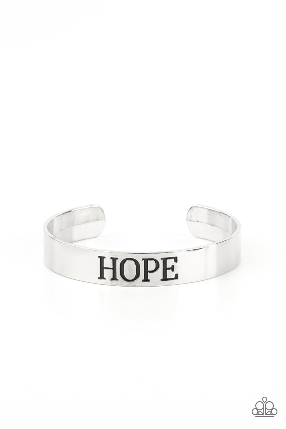Paparazzi-Hope Makes The World Go Round - Silver Cuff