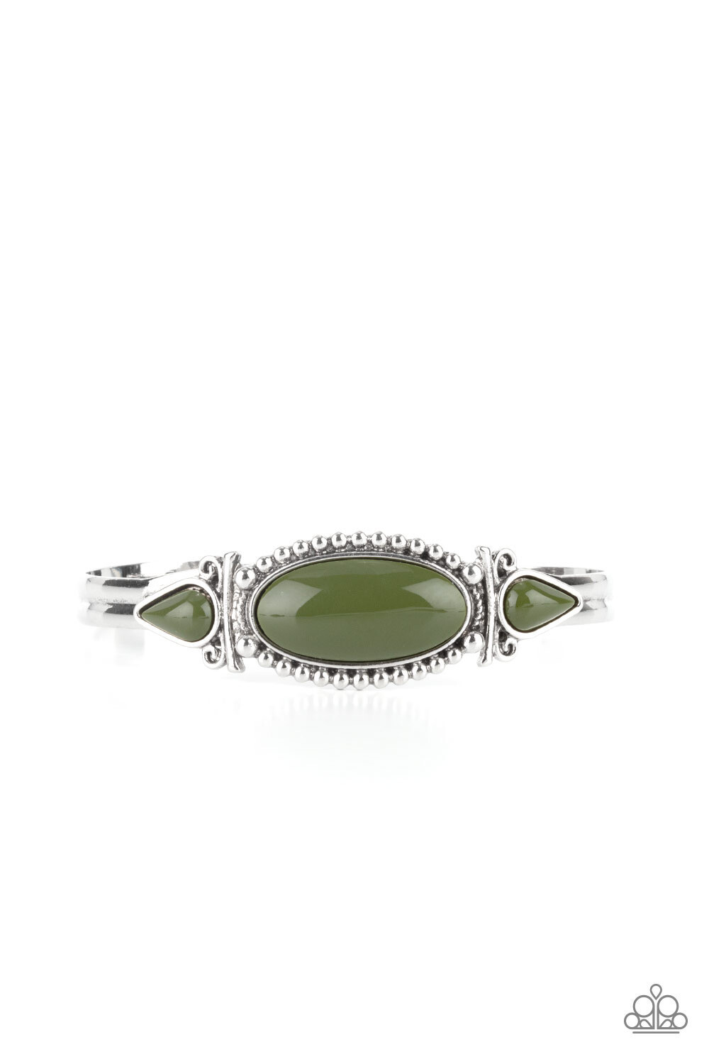 Paparazzi-Tribal Trinket - Green Cuff