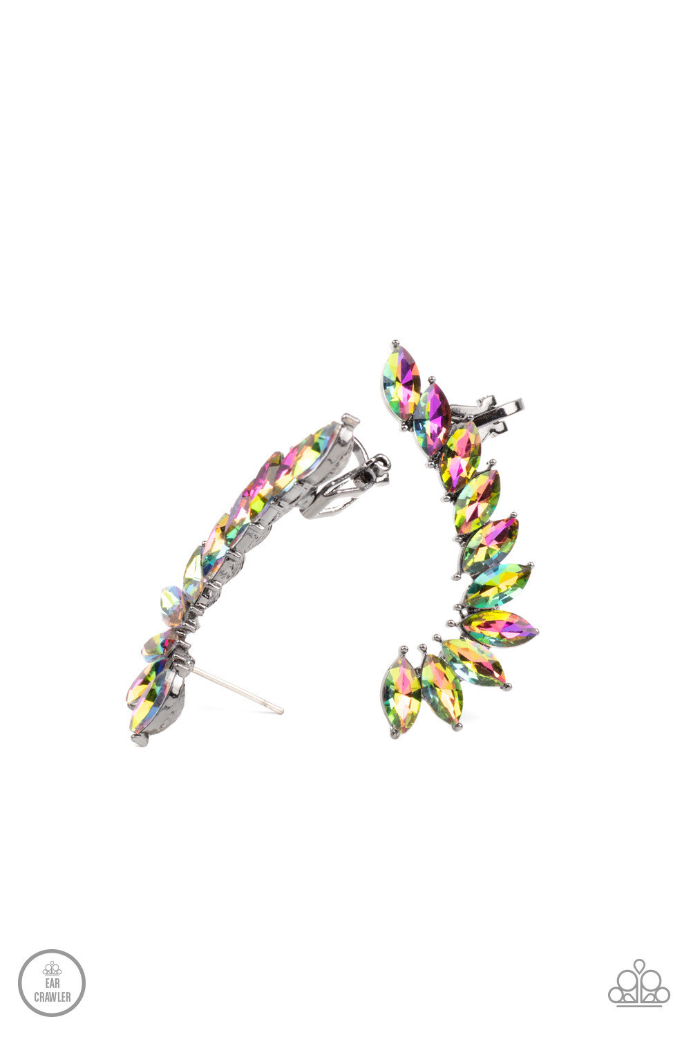 Paparazzi-Stargazer Glamour - Multi Oil Spill Ear Crawler