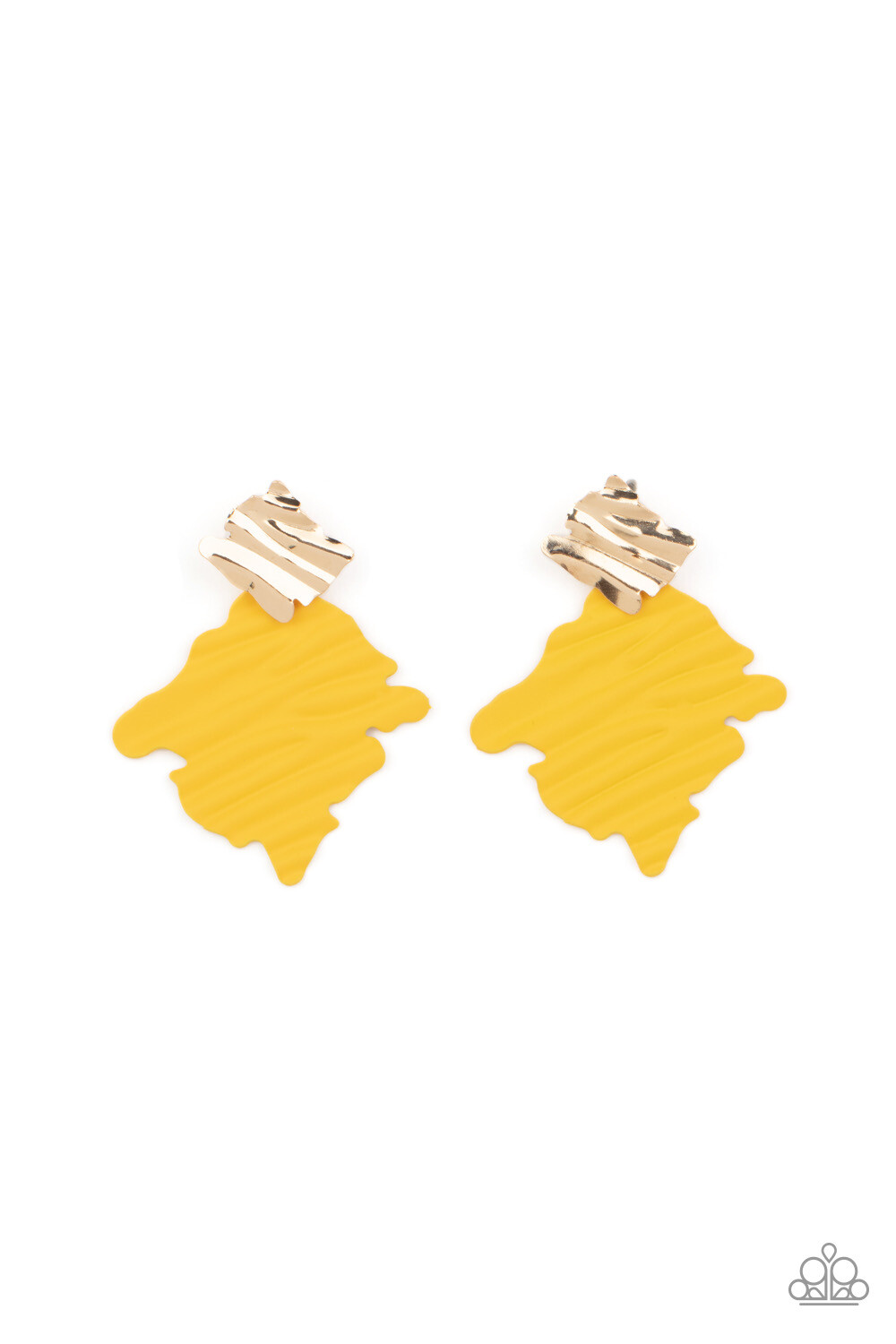 Paparazzi-Crimped Couture - Yellow