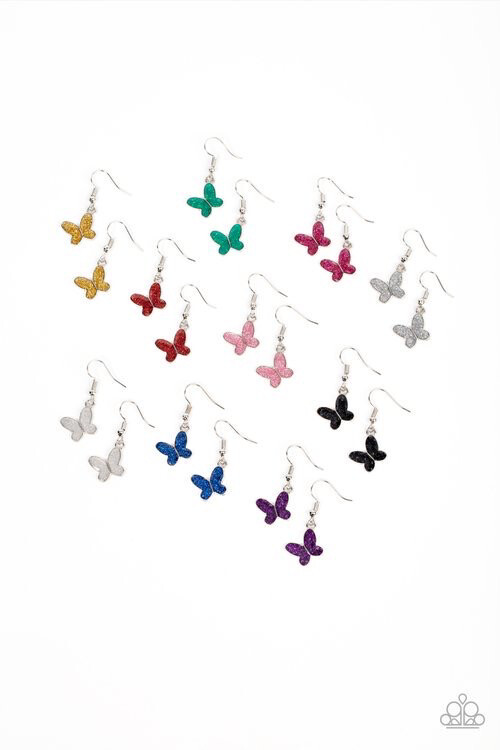 Starlet Shimmer-Butterfly Earrings