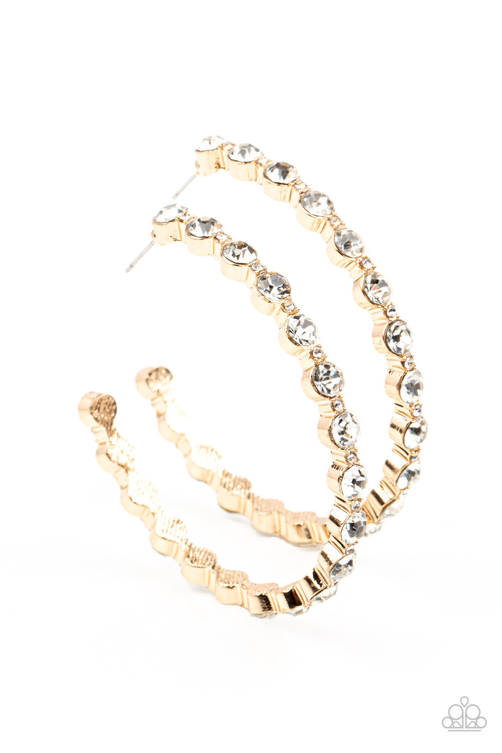 Paparazzi-Royal Reveler - Gold Hoop
