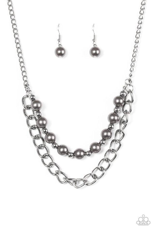 Paparazzi-Glam and Grind Black Necklace 