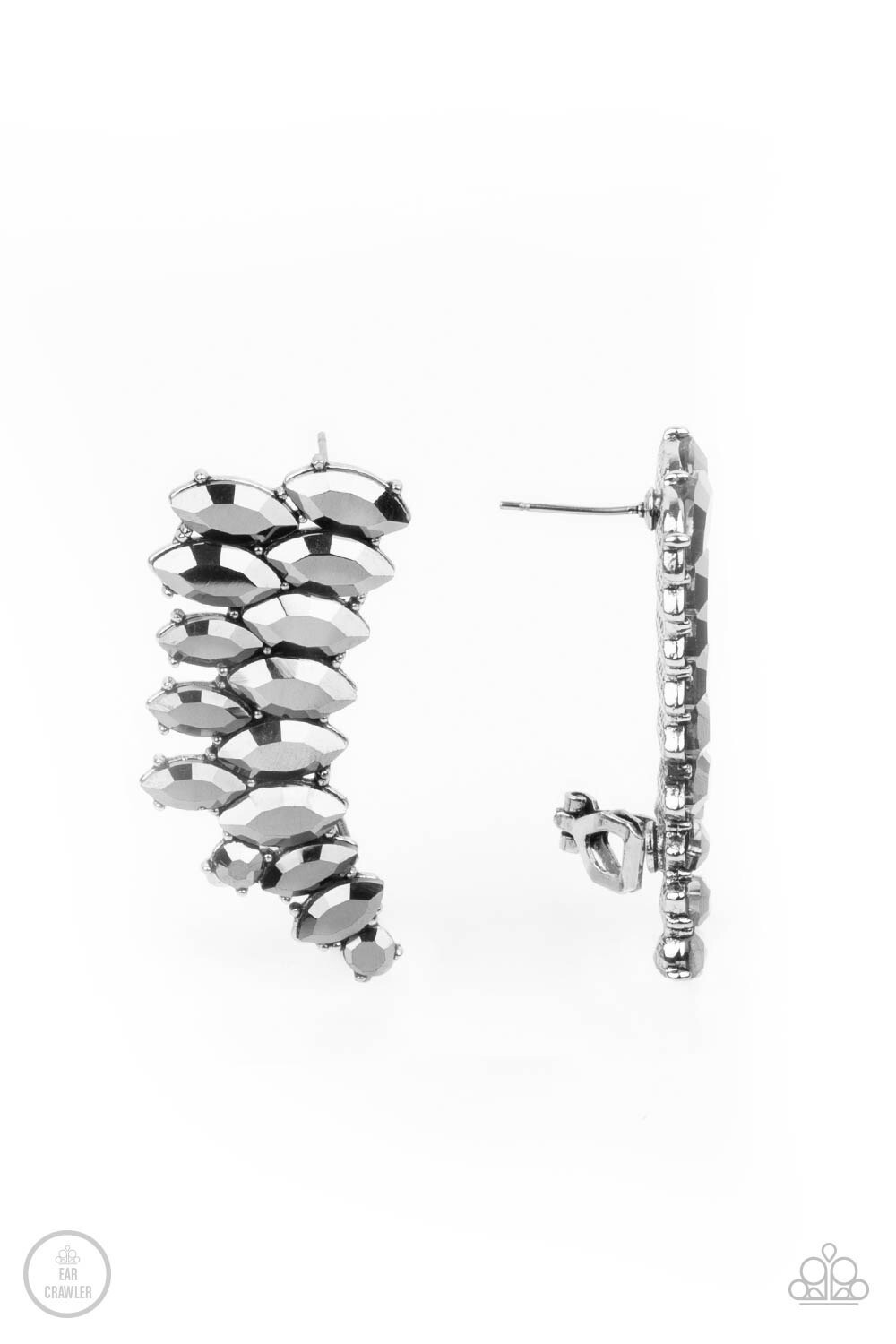 Paparazzi-Explosive Elegance - Silver Ear Crawlers