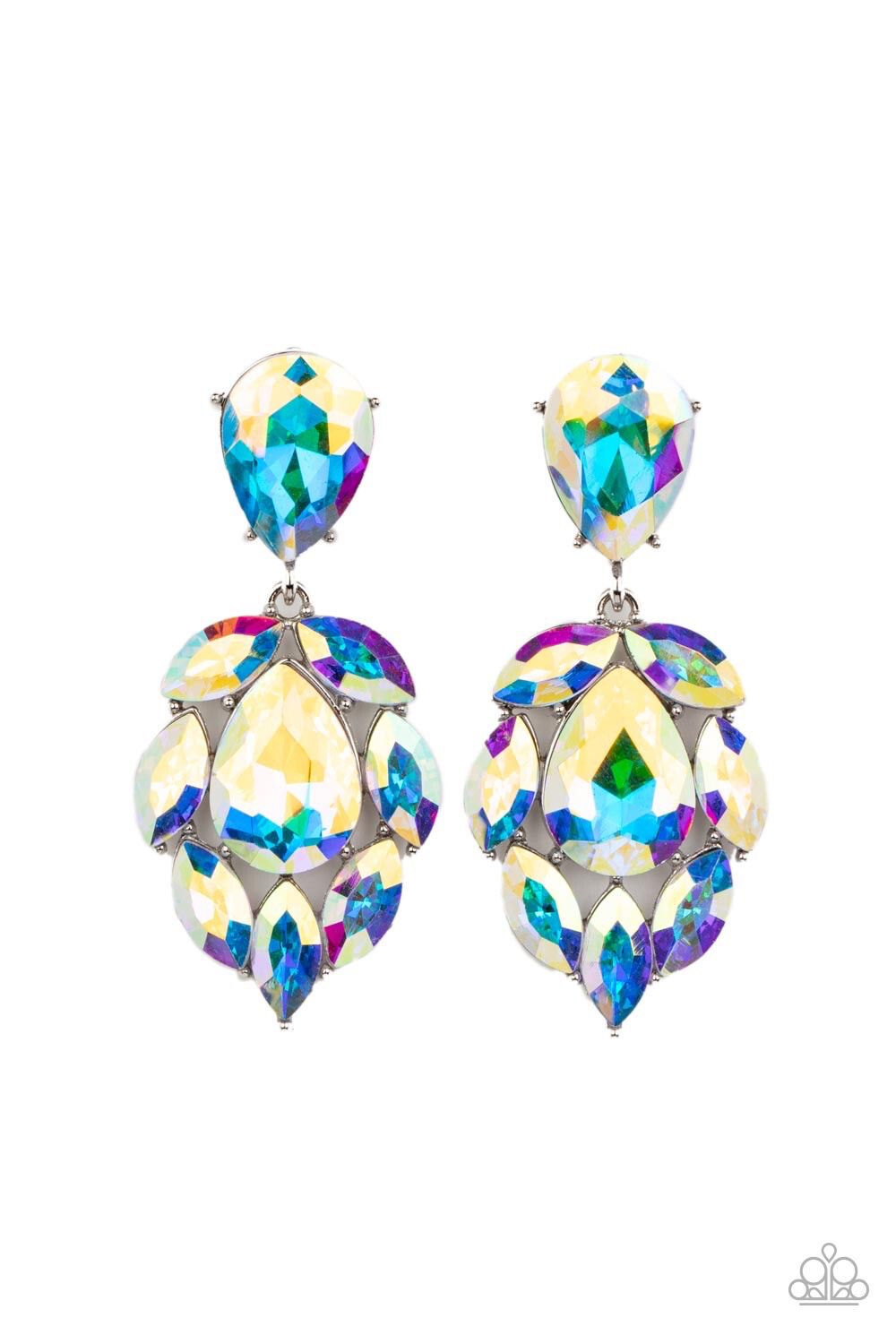 Paparazzi-Galactic Go-Getter - Multi Blue Iridescent