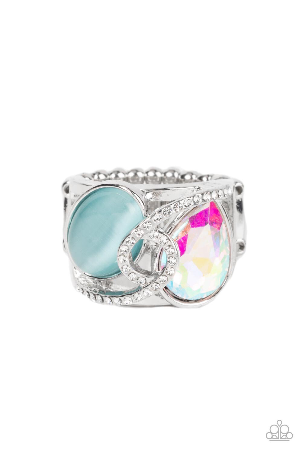 Paparazzi-SELFIE-Indulgence - Blue Iridescent