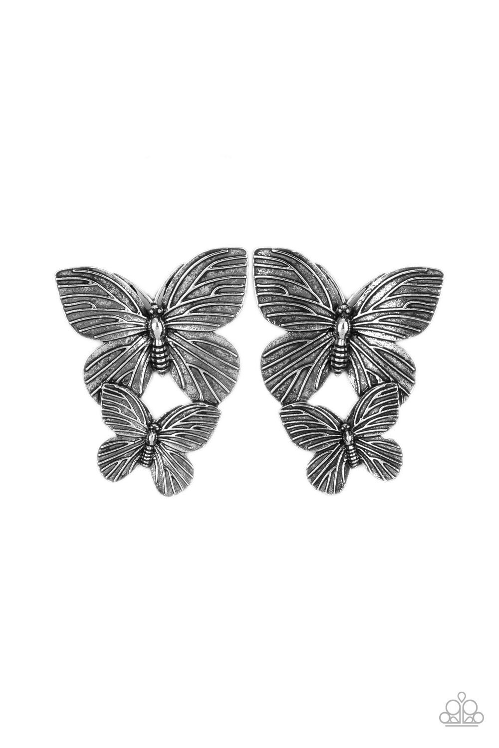 Paparazzi-Blushing Butterflies - Silver