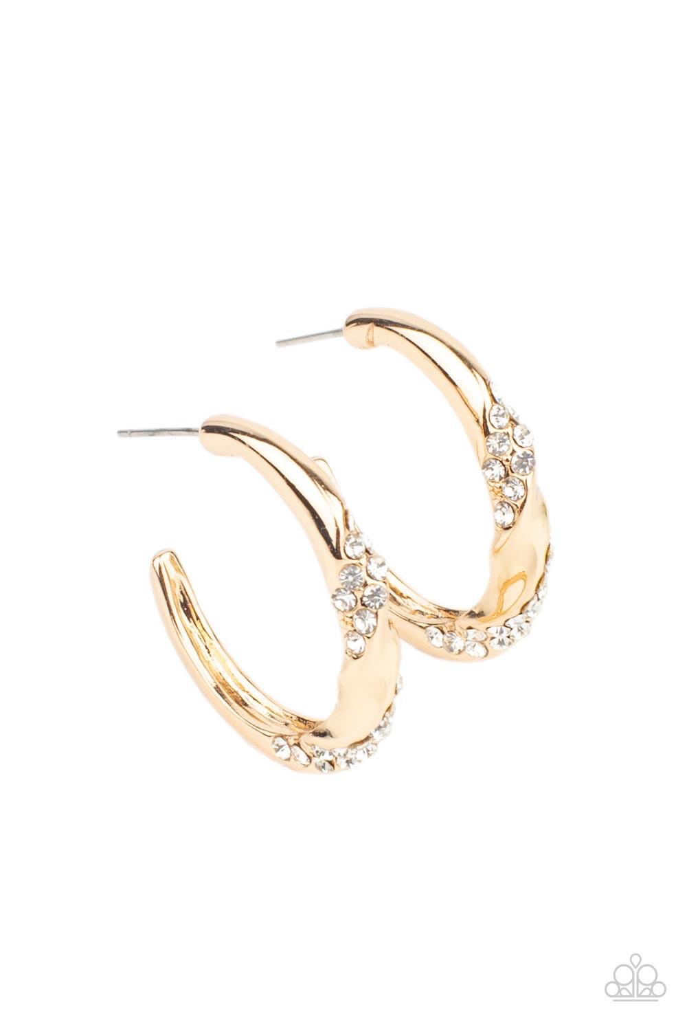 Paparazzi-Subliminal Shimmer - Gold Hoop