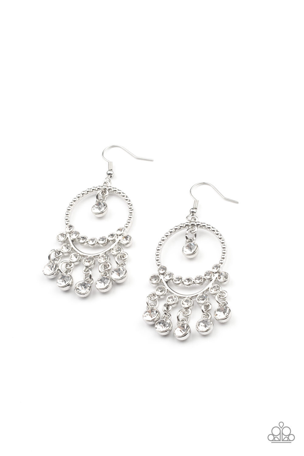 Paparazzi-Cosmic Chandeliers - White