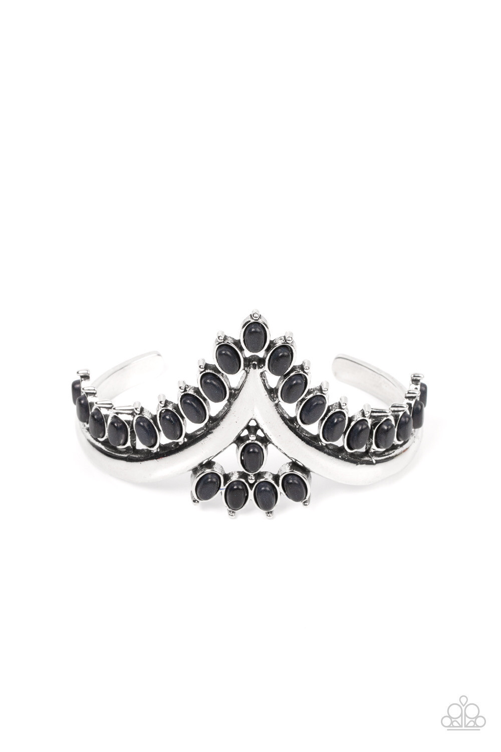 Paparazzi-Teton Tiara - Black Cuff