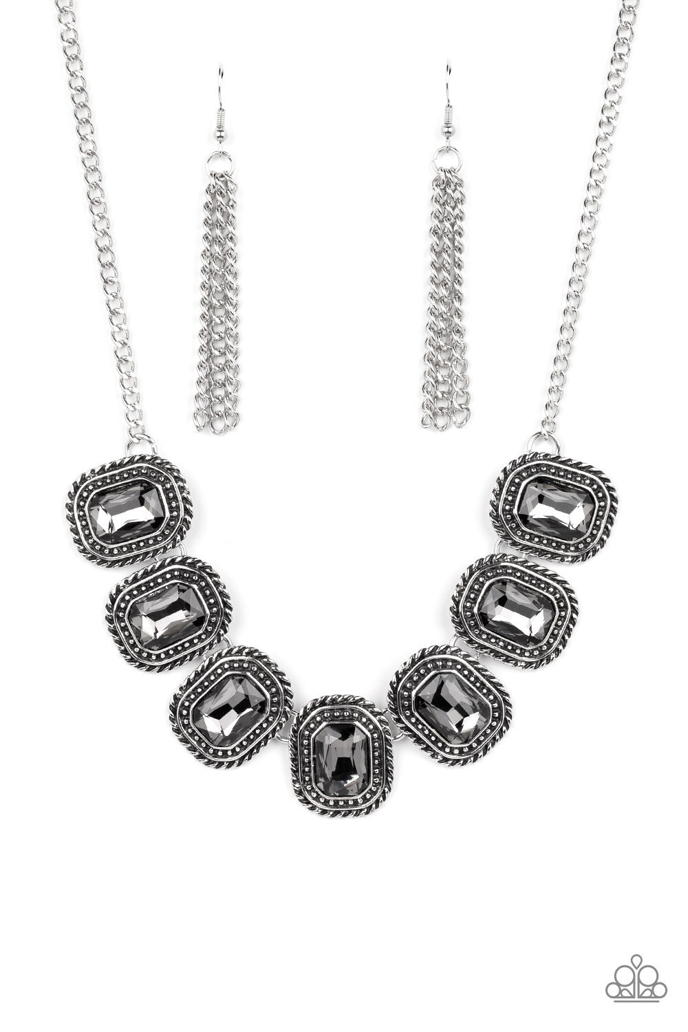 Paparazzi-Iced Iron - Silver