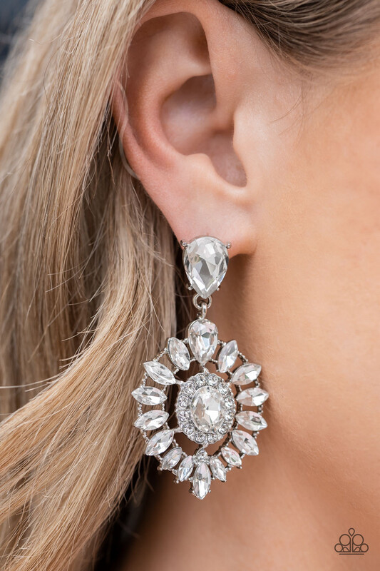 Paparazzi-My Good LUXE Charm - White