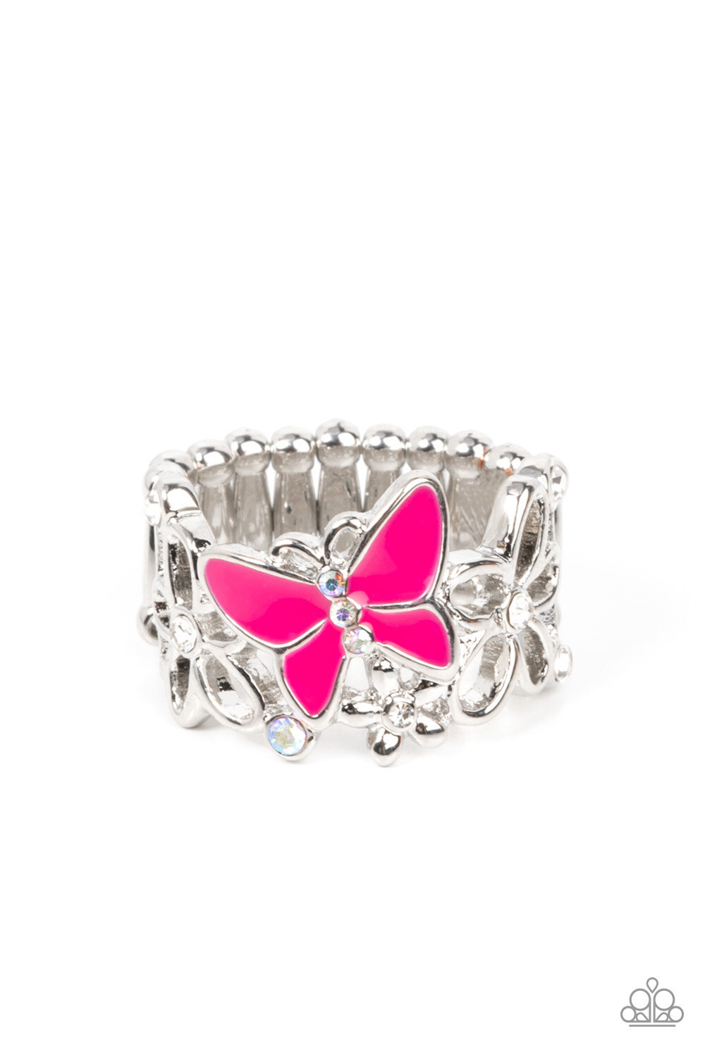 Paparazzi-All FLUTTERED Up - Pink