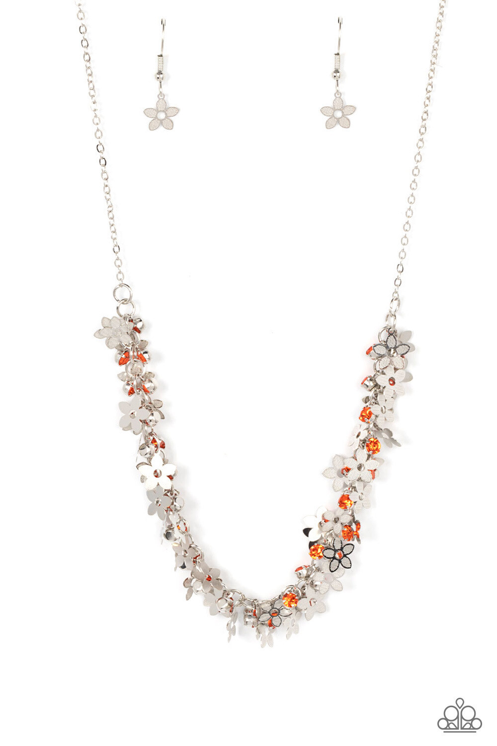 Paparazzi-Fearlessly Floral - Orange