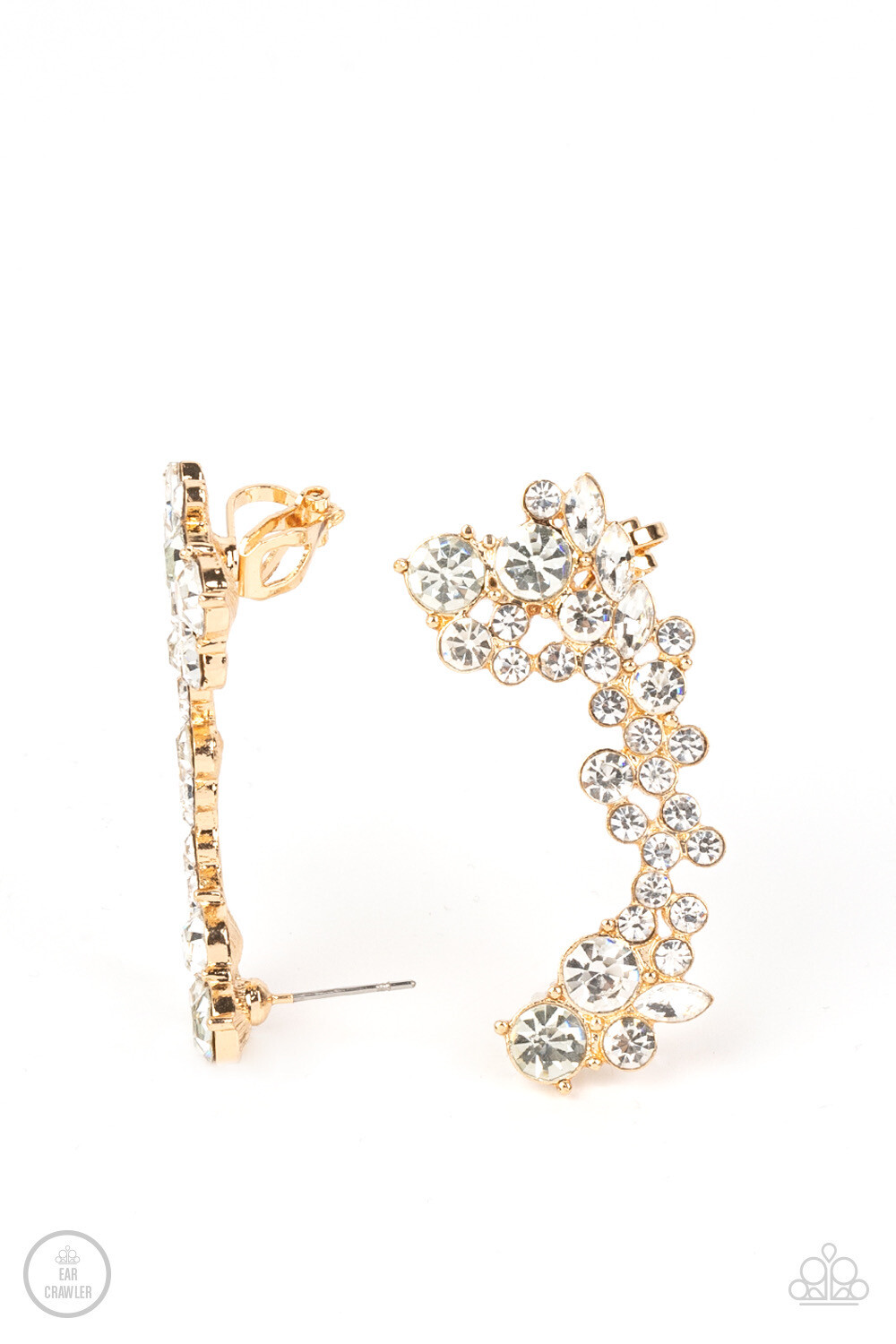 Paparazzi-Astronomical Allure - Gold Ear Crawlers