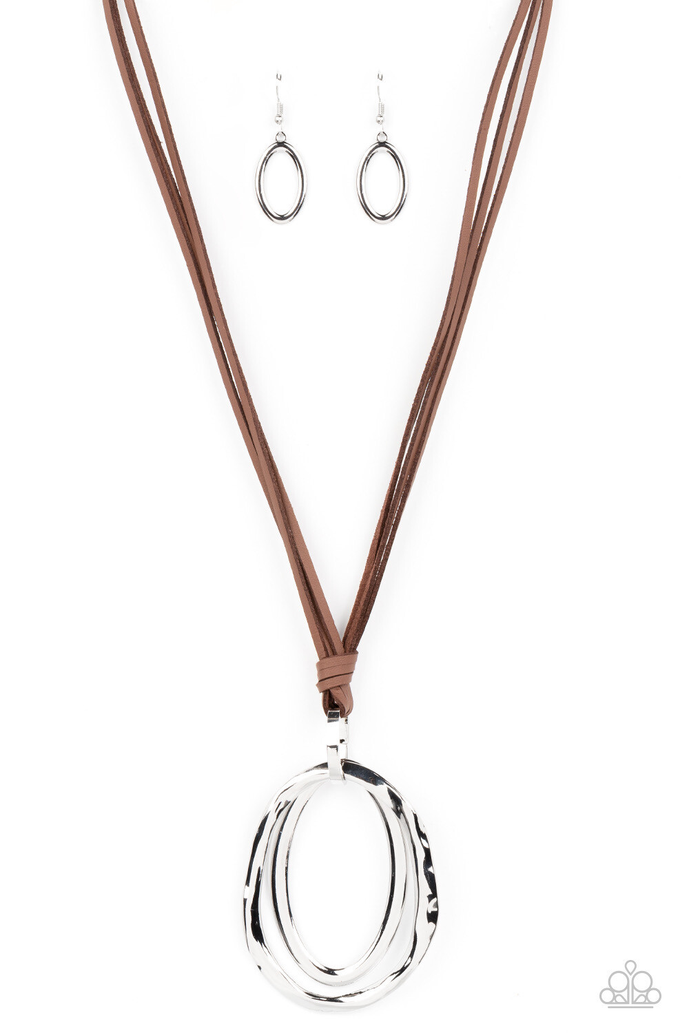 Paparazzi- Long OVAL-due - Brown