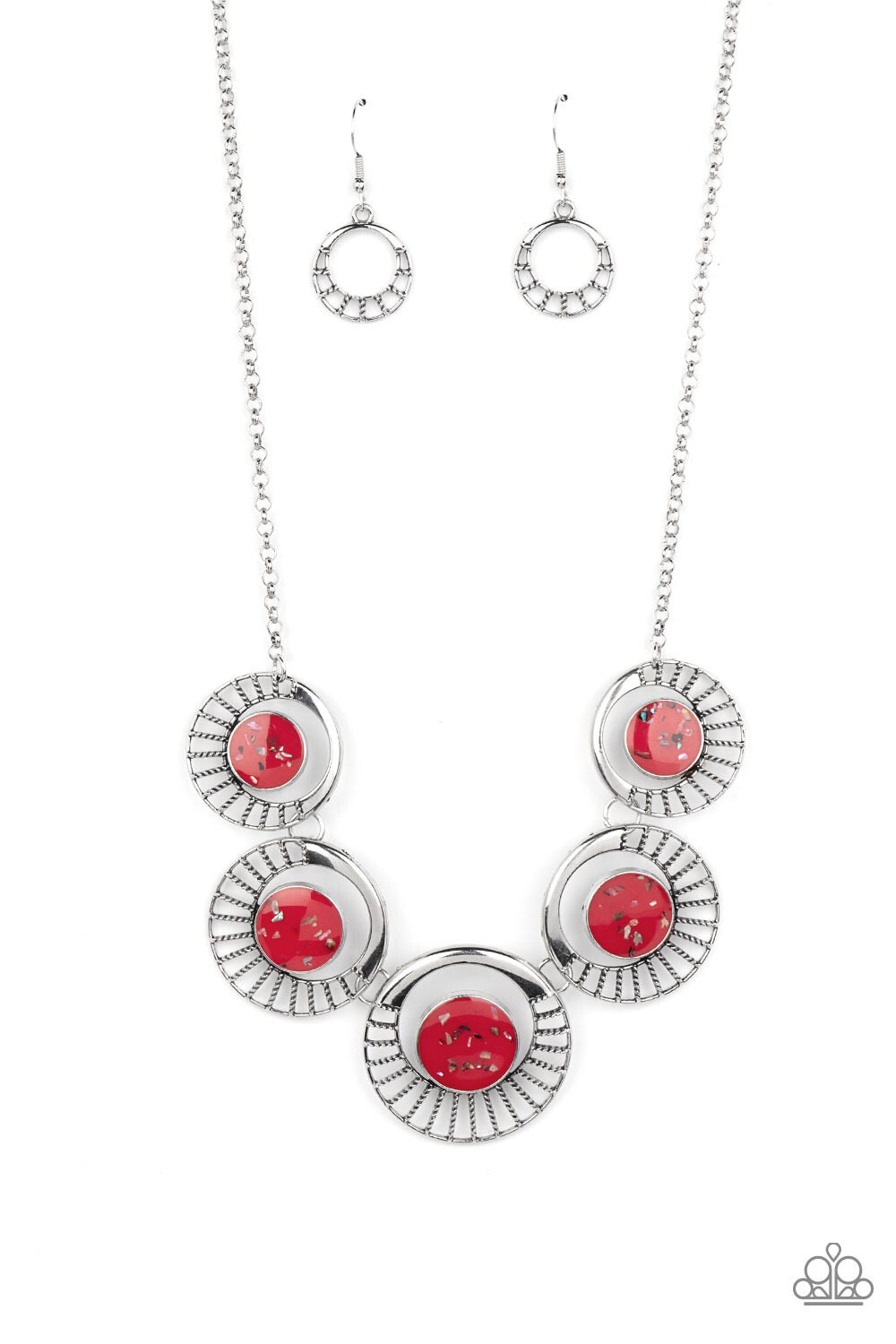 Paparazzi-Elliptical Effervescence - Red