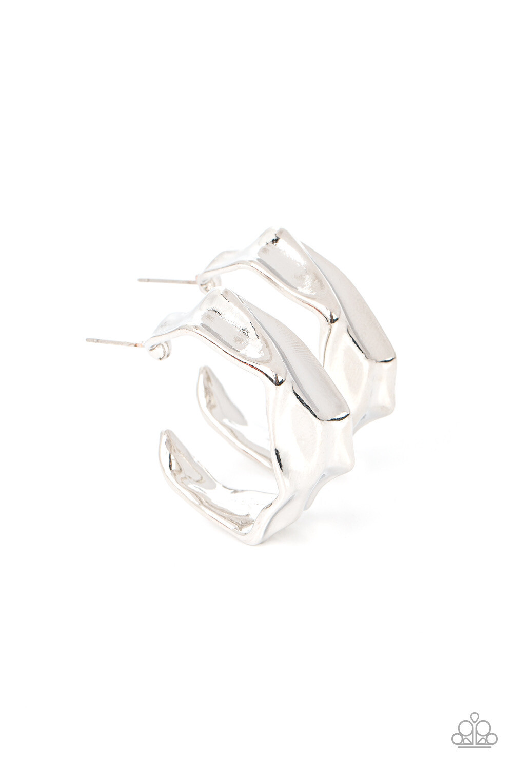 Cutting Edge Couture - Silver Tiny Hoop
