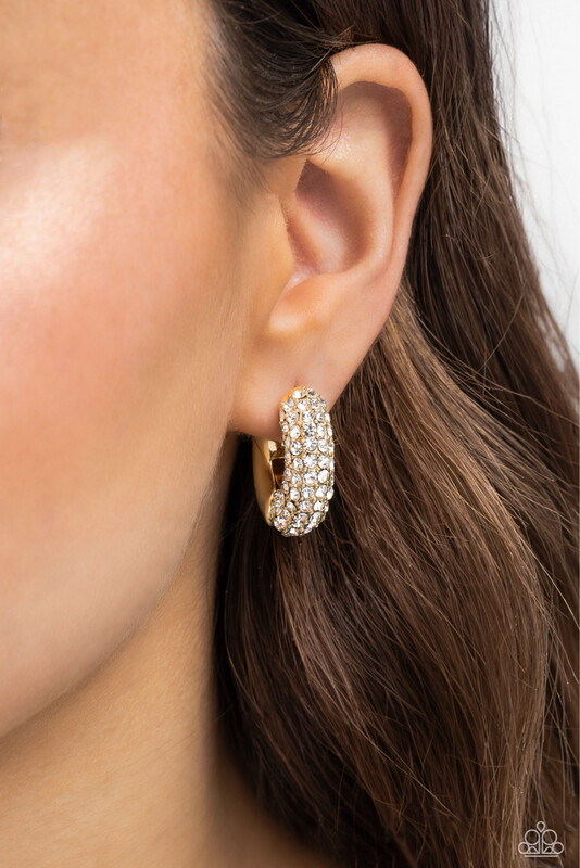 Combustible Confidence - Gold Tiny Hoop