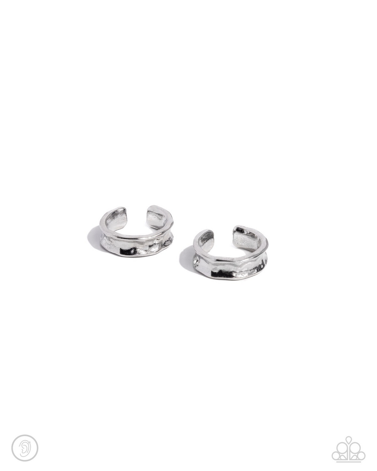 CUFF Call - Silver
Sold as one pair of cuff earrings.