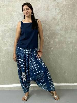 TROUSERS - ATHENS- BLUE