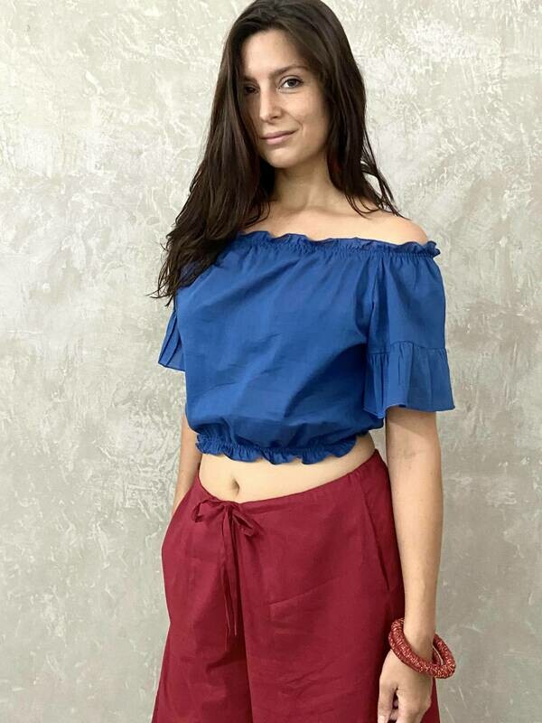 TOP - LECCE - BLACK/BLUE/WHITE 