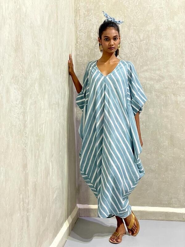 PONCHO - FLORENCE - BLUE
